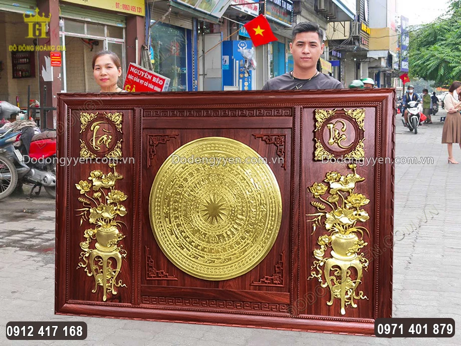 Khung tranh bằng gỗ hương đỏ Nam Phi